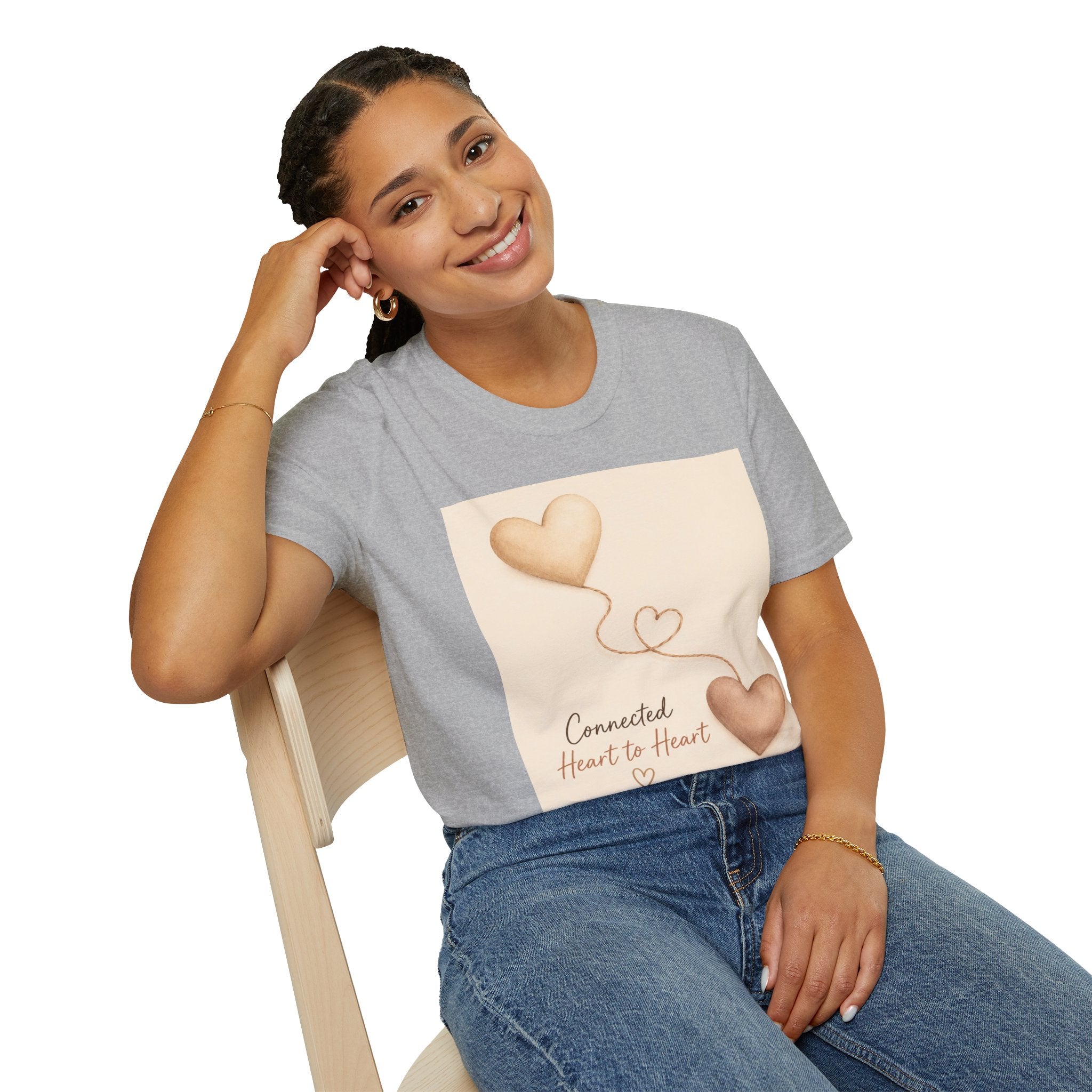 Connected Hearts Tee | Love Balloon Illustration | Heart2Heart