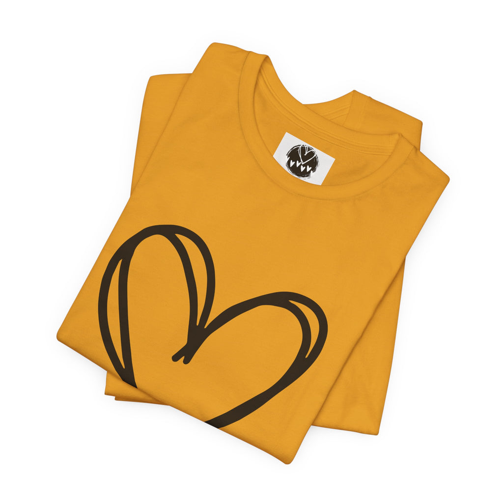 The Boldness of Heart Tee | 100% Loved Graphic T-Shirt
