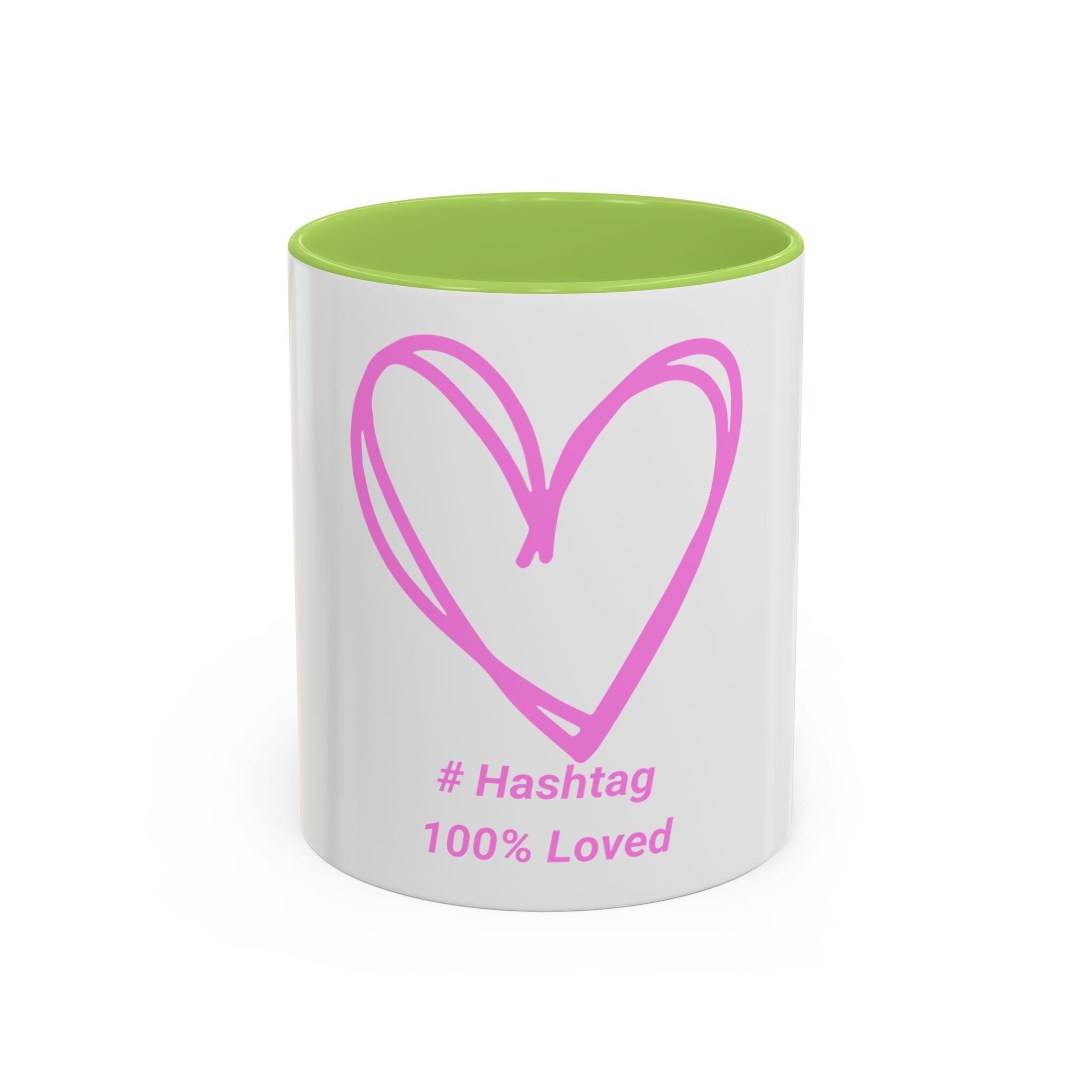 "Made with Love" Ceramic Mug — Heart Accent Edition (11oz & 15oz)