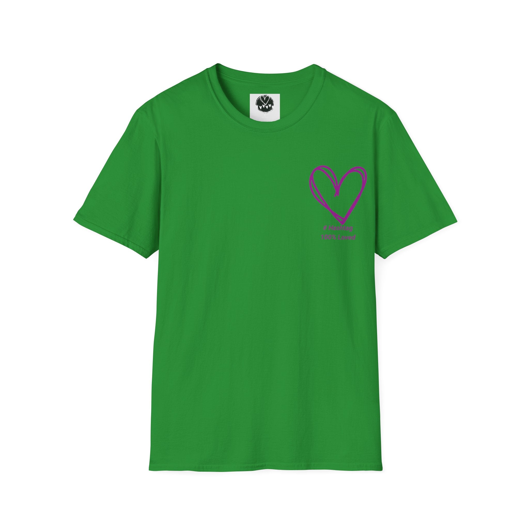 Purple Heart Tee | 100% Love Chest Design | Heart2Heart