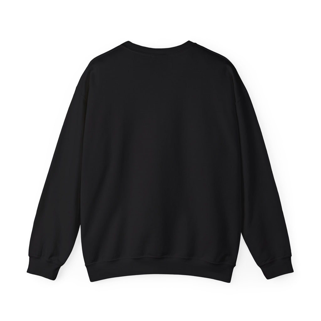 Crewneck Sweatshirt — Black Heart Sketch "#Hashtag 100% Loved" Graphic