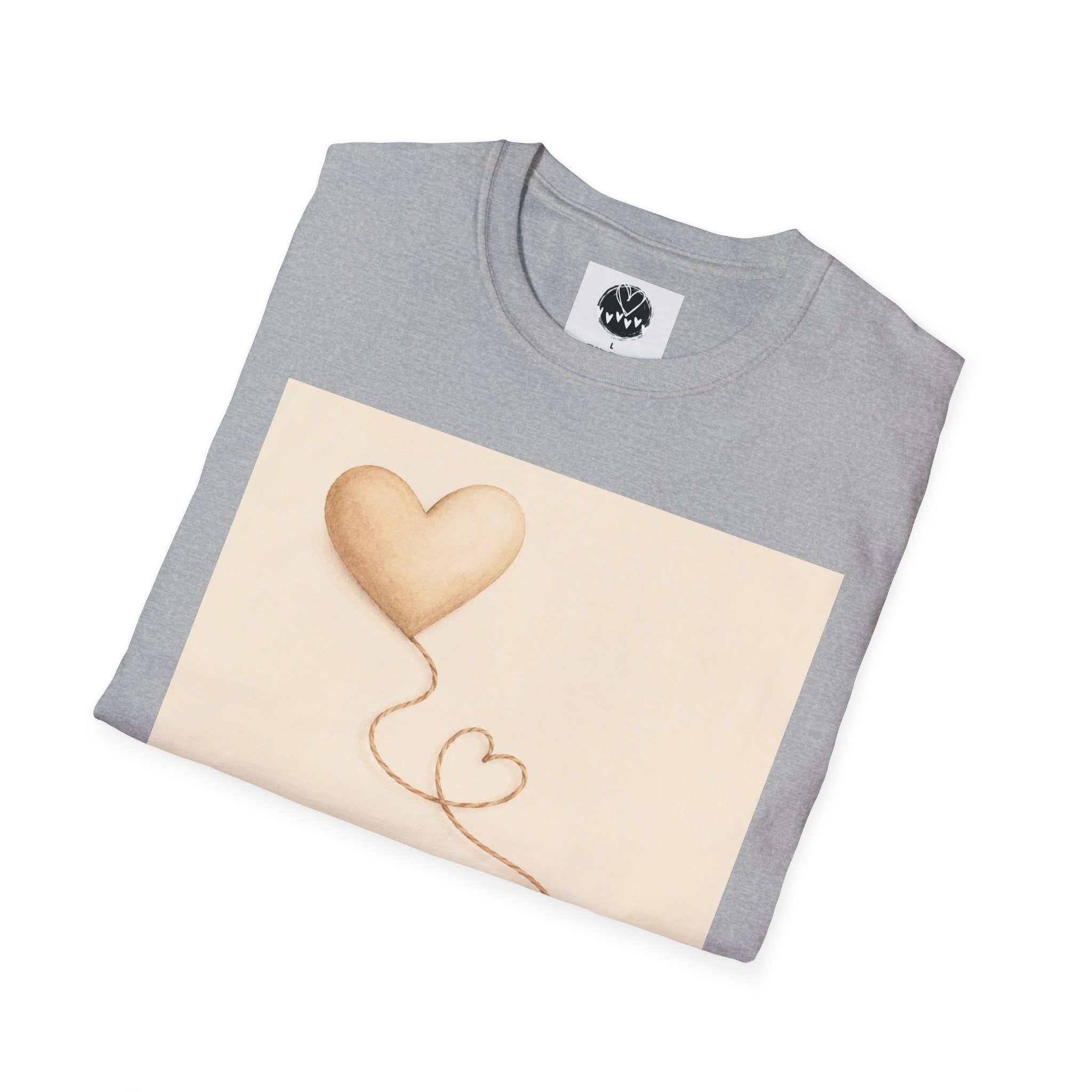 Connected Hearts Tee | Love Balloon Illustration | Heart2Heart