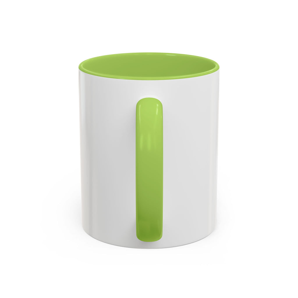 "Loved to the Core" Ceramic Mug — Green Heart Accent (11oz & 15oz)