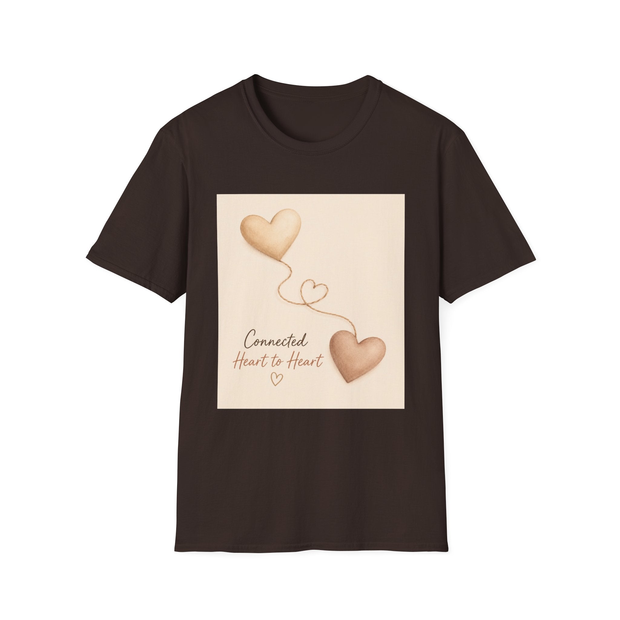 Connected Hearts heart design T-Shirt | love balloon illustration
